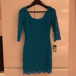 Guess Turquoise  Mini Dress